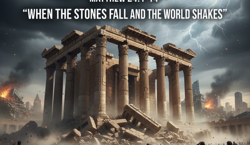 Matthew 24:1-14 “When the Stones Fall and the World Shakes”