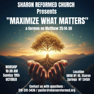 matthew 25.14-30 Matthew 25:14 -30 “Maximize What Matters”