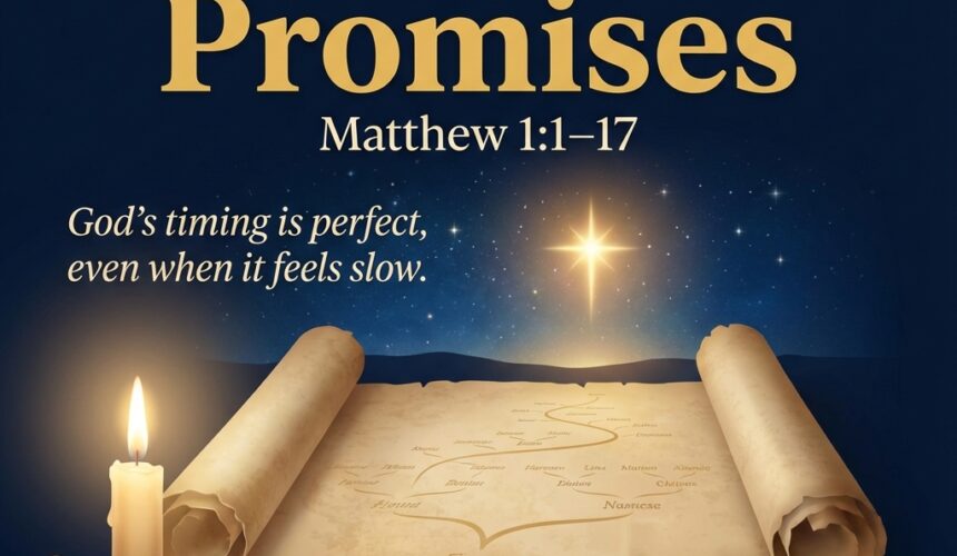Matthew 1:1-17 Unhurried Promises