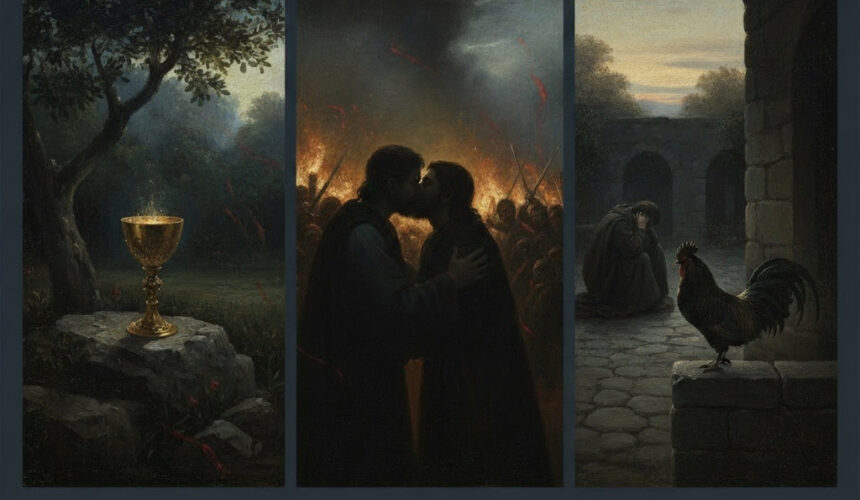 Matthew 26:36-75 “The Cup, the Kiss, and the Rooster”