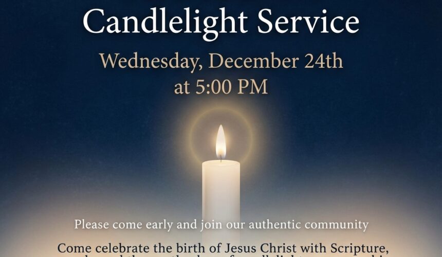 Sharon Reformed Church Christmas Eve Candlelight Service