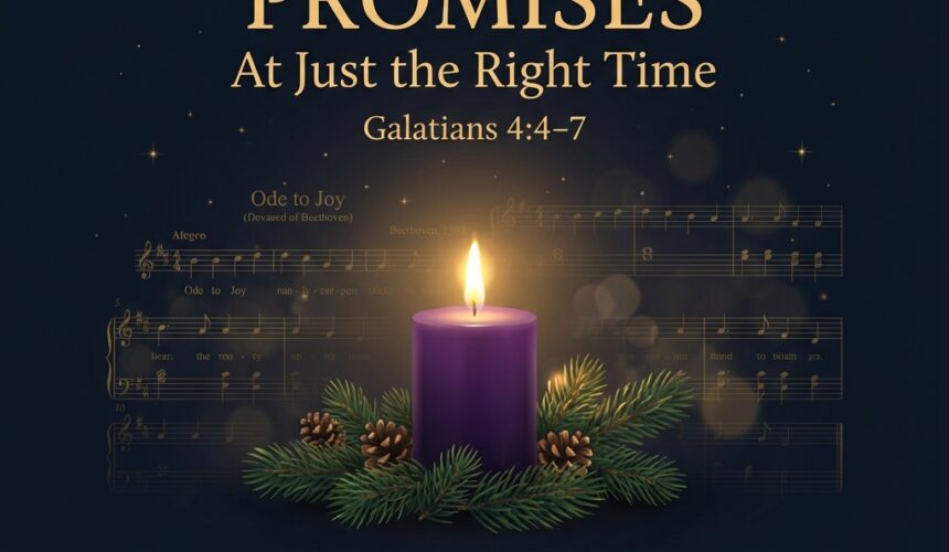 Galatians 4:4-7 “Unhurried Promises: At Just the Right Time”